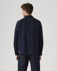 Мужская рубашка Levi's в мелкий горошек 1159864211 (Синий M)