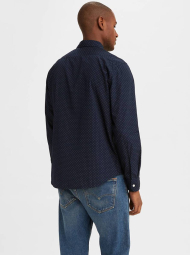 Мужская рубашка Levi's в мелкий горошек 1159864211 (Синий M)