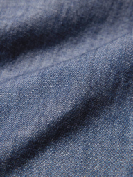 Легкая рубашка на пуговицах UNIQLO из ткани шамбре 1159906037 (Синий M)