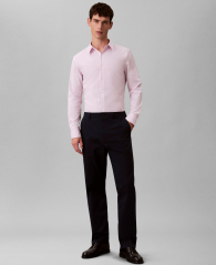 Чоловіча сорочка Slim Fit Calvin Klein 1160375498 (Рожевий L)