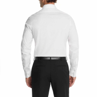 Мужская рубашка Slim Fit Calvin Klein с принтом 1160550787 (Белый XXL)