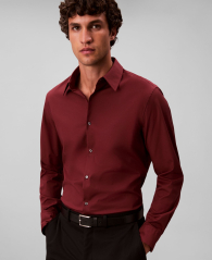Мужская рубашка Calvin Klein 1160587957 (Бордовый XXL)