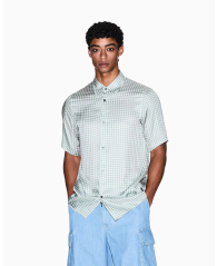 Мужская рубашка Armani Exchange с коротким рукавом 1160656155 (Зеленый M)