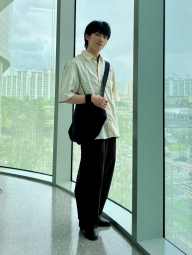 Сорочка UNIQLO з короткими рукавами 1160765030 (Молочний XXL)