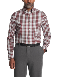 Мужская рубашка Tommy Hilfiger в клетку 1160810824 (Белый/Красный XXL)