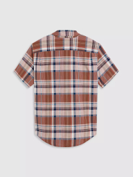 Мужская рубашка Levi's с принтом 1161082375 (Коричневый M)