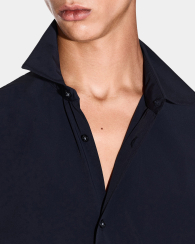 Мужская рубашка Armani Exchange 1161217058 (Синий XXL)