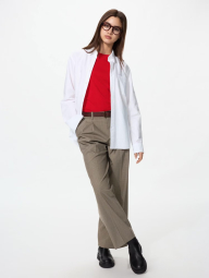 Рубашка UNIQLO с карманом 1161333177 (Белый 3XL)