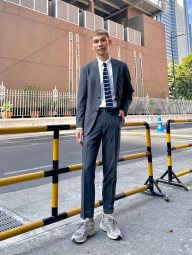 Рубашка UNIQLO с карманом 1161333177 (Белый 3XL)