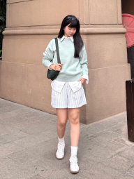 Рубашка UNIQLO с карманом 1161333177 (Белый 3XL)