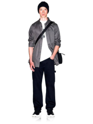 Мужская рубашка Armani Exchange 1161429853 (Серый S)