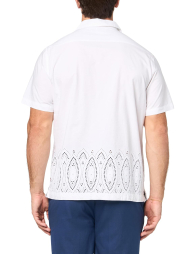Мужская рубашка Guess с коротким рукавом 1161444453 (Белый L)