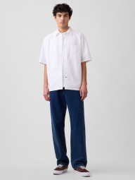 Чоловічі сорочки з короткими рукавами GAP 1161605461 (Білий M)