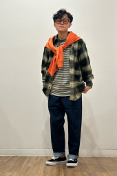 Фланелевая рубашка в клетку UNIQLO 1162143292 (Зеленый XL)