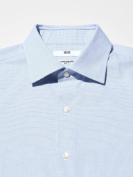 Рубашка в клетку UNIQLO 1162799497 (Голубой 3XL)