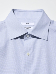 Рубашка в клетку UNIQLO 1162799497 (Голубой 3XL)