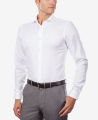 Мужская рубашка Slim Fit Calvin Klein 1163242492 (Белый L)
