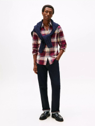 Мужская рубашка Tommy Hilfiger 1163328553 (Бордовый XXL)