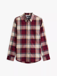 Мужская рубашка Tommy Hilfiger 1163328553 (Бордовый XXL)