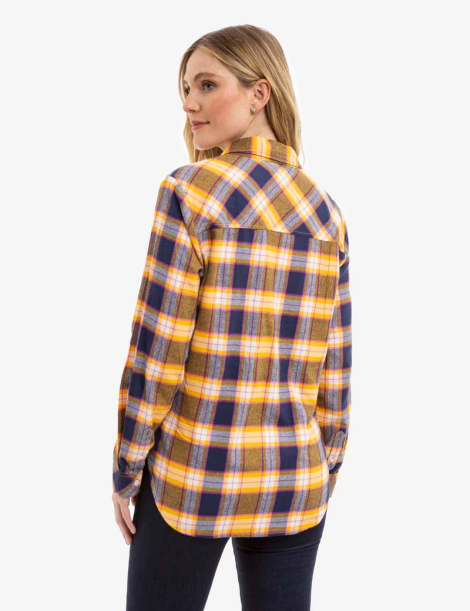 Женская фланелевая рубашка U.S. Polo Assn 1159840944 (Желтый XS)