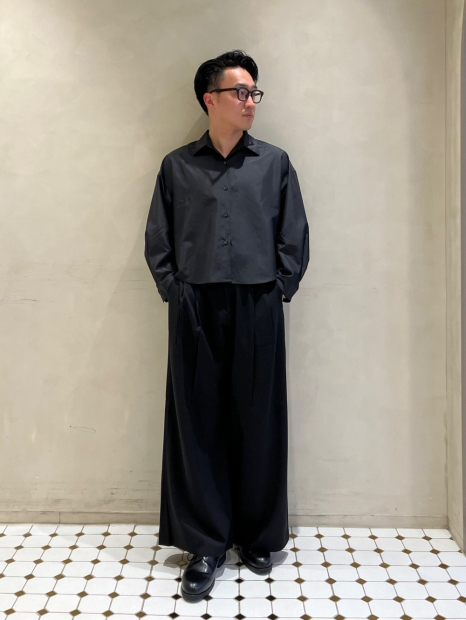 Легка сорочка UNIQLO на ґудзиках 1159841609 (Чорний S)