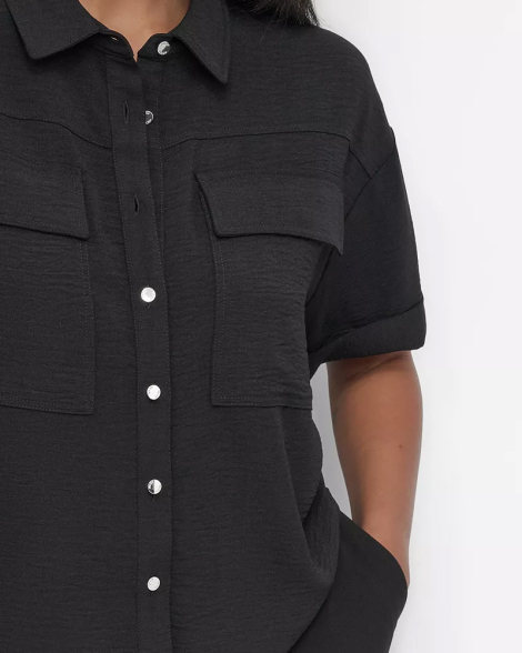 Легка жіноча сорочка DKNY 1159847581 (Чорний XL)