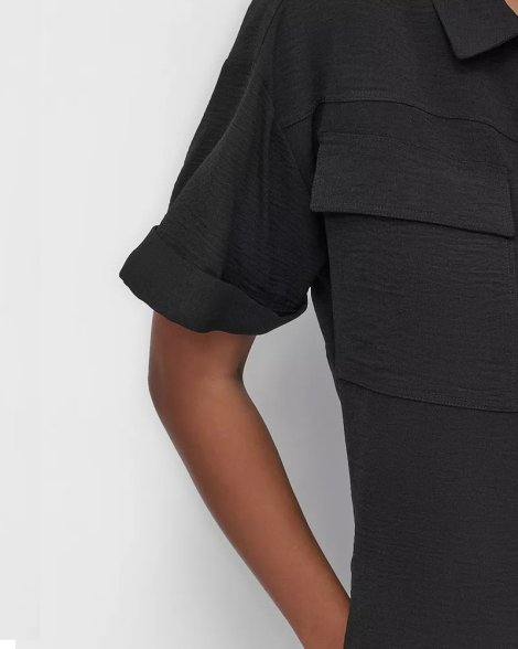 Легка жіноча сорочка DKNY 1159847581 (Чорний XL)