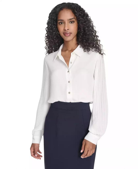 Женская легкая рубашка Tommy Hilfiger 1159850280 (Белый S)