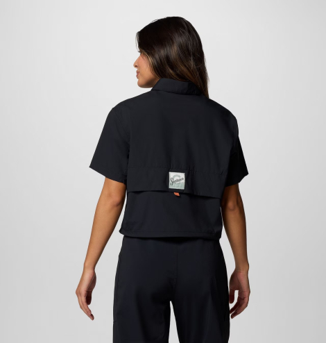Жіноча сорочка з коротким рукавом Columbia із захистом UPF 50 1159852267 (Чорний XL)
