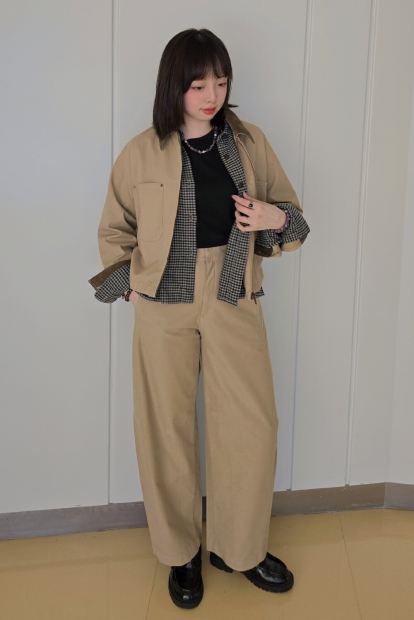 Фланелевая рубашка Uniqlo в клетку 1159852505 (Зеленый XXL)