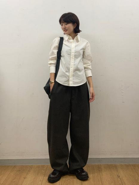 Хлопковая рубашка UNIQLO 1159852517 (Молочный XL)