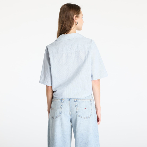 Женская легкая рубашка Tommy Hilfiger с завязками 1159852658 (Голубой L)