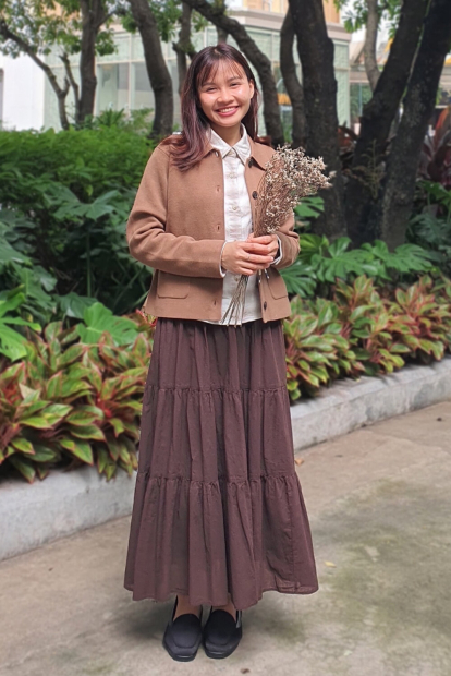 Фланелевая рубашка Uniqlo в клетку 1159854248 (Молочный M)