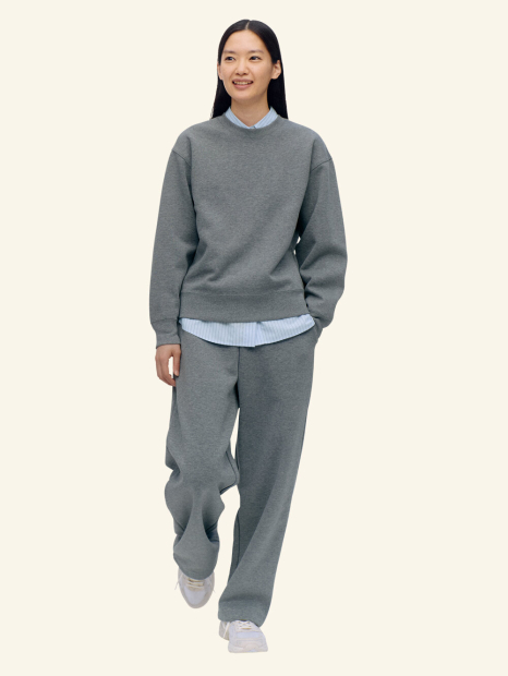 Рубашка Uniqlo в полоску 1159854261 (Голубой XXL)