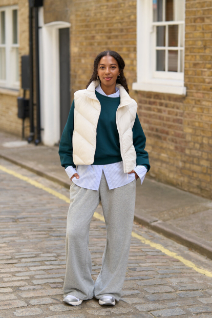 Рубашка Uniqlo в полоску 1159854261 (Голубой XXL)