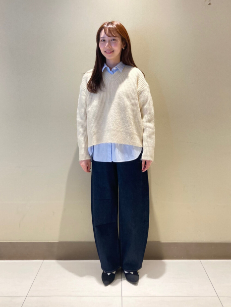 Рубашка Uniqlo в полоску 1159854261 (Голубой XXL)