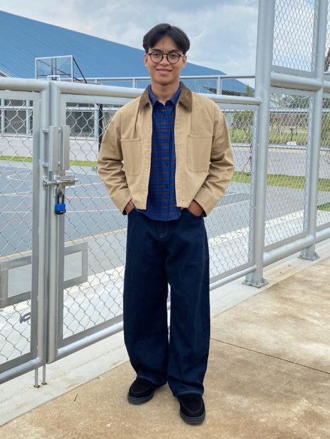 Фланелевая рубашка Uniqlo в клетку 1159854263 (Синий S)