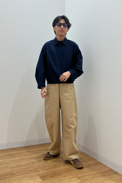 Хлопковая рубашка UNIQLO 1159854266 (Синий XXL)