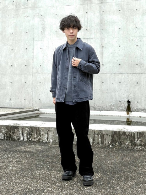 Рубашка UNIQLO в полоску 1159854439 (Синий M)