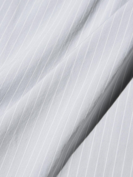 Рубашка UNIQLO в полоску 1159854450 (Серый S)