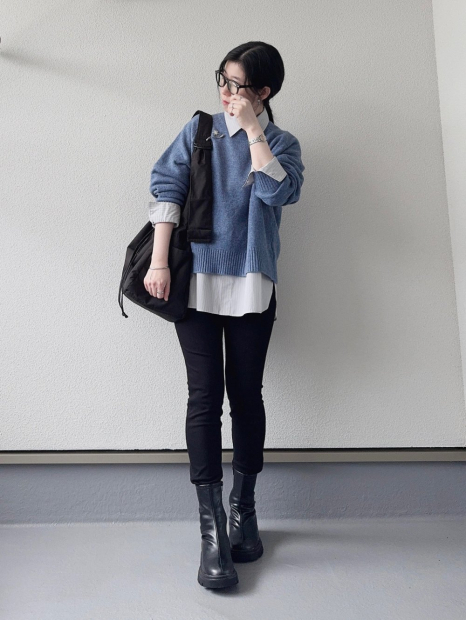 Рубашка UNIQLO в полоску 1159854450 (Серый S)