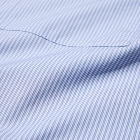 Рубашка Uniqlo в полоску 1159857830 (Голубой XL)