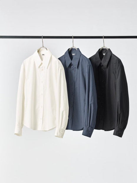 Бавовняна сорочка UNIQLO 1159855143 (Чорний S)