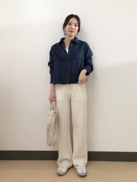 Фланелевая рубашка Uniqlo 1159856737 (Синий XL)