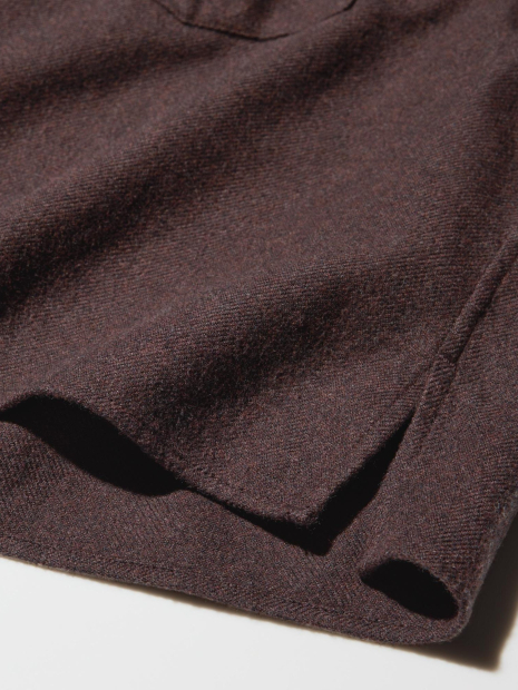 Фланелевая рубашка Uniqlo 1159857182 (Коричневый XXL)