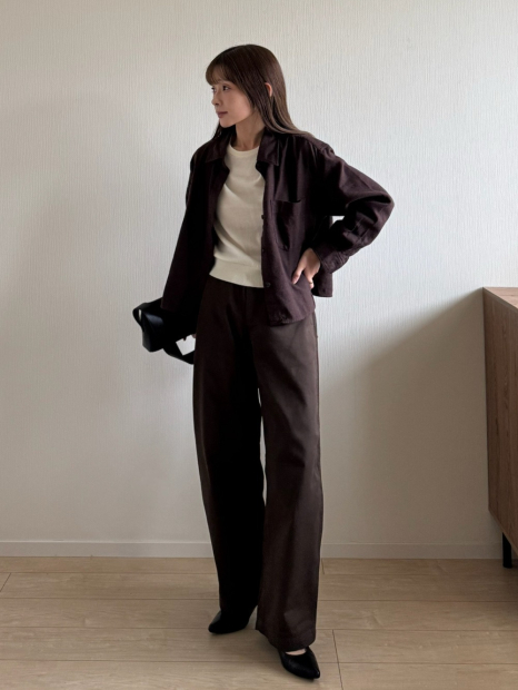 Фланелевая рубашка Uniqlo 1159857182 (Коричневый XXL)