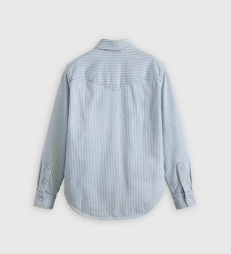 Женская джинсовая рубашка Levi's с принтом 1159857897 (Голубой XS)