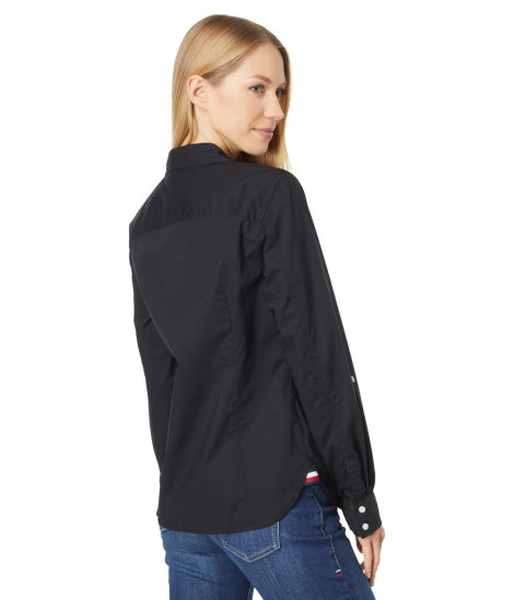 Женская рубашка Tommy Hilfiger 1159861561 (Черный S)