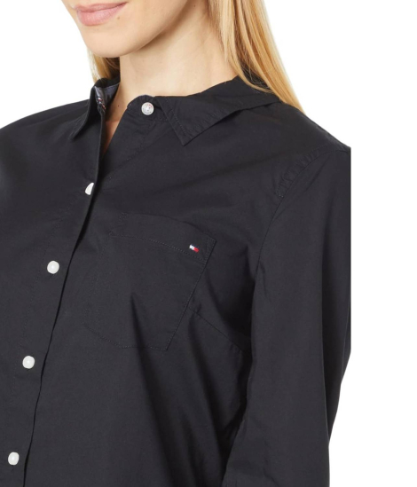 Женская рубашка Tommy Hilfiger 1159861561 (Черный S)