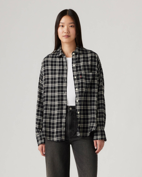 Фланелева сорочка Levi's 1159862366 (Чорний XXL)